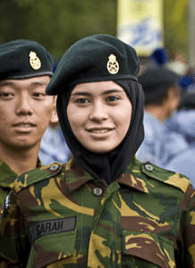 Pengiran_Anak_Sarah_army_cadet