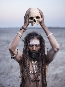 aghori-human-skull